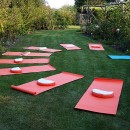 Platz für Yoga im Freien